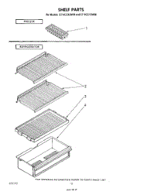 06 - Shelf parts for Whirlpool Refrigerator ET14CCXSW00 from AppliancePartsPros.com