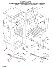 03 - Liner, Lit / Optional parts for Whirlpool Refrigerator ET14JKXAW10 from AppliancePartsPros.com