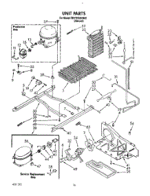 10 - Unit parts for Whirlpool Refrigerator ED27DQXXN02 from AppliancePartsPros.com