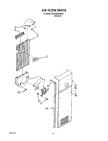 11 - Air Flow parts for Whirlpool Refrigerator ED27DQXXN02 from AppliancePartsPros.com