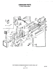 13 - Ice Maker parts for Whirlpool Refrigerator EHD261SSWR1 from AppliancePartsPros.com