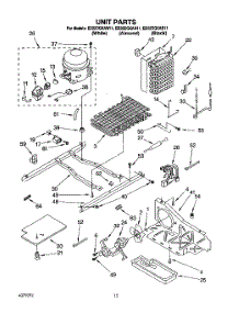10 - Unit parts for Whirlpool Refrigerator ED22DQXAN11 from AppliancePartsPros.com