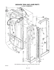 03 - Breaker Trim And Liner parts for Whirlpool Refrigerator ED26MMXRWR4 from AppliancePartsPros.com