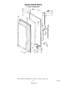 13 - Serva-Door , Not Illustrated parts for Whirlpool Refrigerator ED26MMXRWR4 from AppliancePartsPros.com
