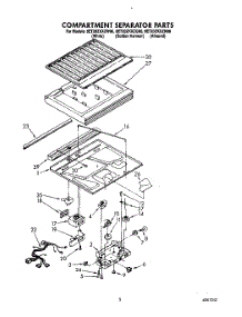 04 - Compartment Separator parts for Whirlpool Refrigerator 8ET20ZKXZW00 from AppliancePartsPros.com
