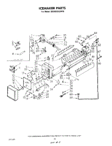 12 - Icemaker parts for Whirlpool Refrigerator ED26SSXLWR0 from AppliancePartsPros.com