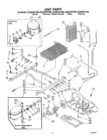 10 - Unit parts for Whirlpool Refrigerator ED25DWXTG00 from AppliancePartsPros.com
