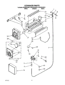 11 - Icemaker parts for Whirlpool Refrigerator ED22DQXAW10 from AppliancePartsPros.com