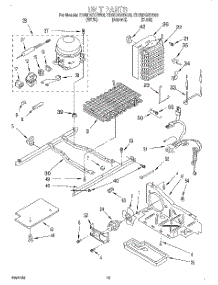 09 - Unit parts for Whirlpool Refrigerator ED25DQXDW06 from AppliancePartsPros.com