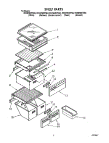 04 - Shelf parts for Whirlpool Refrigerator ED25DWXTF04 from AppliancePartsPros.com