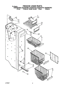 05 - Freezer Liner parts for Whirlpool Refrigerator ED25DWXTF04 from AppliancePartsPros.com