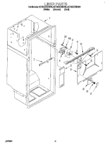 02 - Liner parts for Whirlpool Refrigerator 8ET20ZKXBG00 from AppliancePartsPros.com
