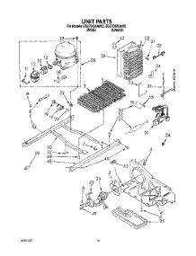 09 - Unit parts for Whirlpool Refrigerator ED27DQXAN02 from AppliancePartsPros.com