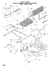 06 - Unit parts for Whirlpool Refrigerator 8ET20ZKXBG00 from AppliancePartsPros.com