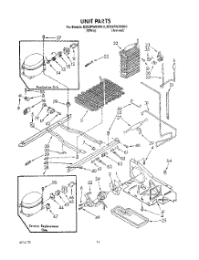 09 - Unit parts for Whirlpool Refrigerator ED25PWXXW00 from AppliancePartsPros.com