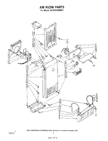 04 - Air Flow , Lit / Optional parts for Whirlpool Refrigerator ED26SSXMWR1 from AppliancePartsPros.com
