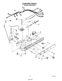 09 - Control, Lit / Optional parts for Whirlpool Refrigerator ED20AKXSW00 from AppliancePartsPros.com