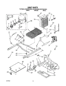 09 - Unit parts for Whirlpool Refrigerator ED27DQXAN05 from AppliancePartsPros.com