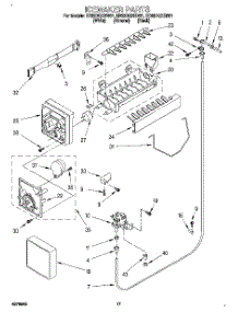 11 - Icemaker parts for Whirlpool Refrigerator ED22DQXBW01 from AppliancePartsPros.com