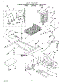 09 - Unit parts for Whirlpool Refrigerator ED25DQXDN04 from AppliancePartsPros.com