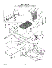 10 - Unit parts for Whirlpool Refrigerator ED22DQXAN10 from AppliancePartsPros.com