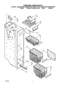 05 - Freezer Liner parts for Whirlpool Refrigerator ED25DWXTM02 from AppliancePartsPros.com