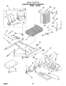 09 - Unit parts for Whirlpool Refrigerator ED25PSXDW01 from AppliancePartsPros.com