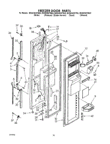 08 - Freezer Door parts for Whirlpool Refrigerator ED25DWXTM02 from AppliancePartsPros.com