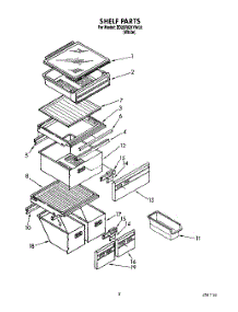 04 - Shelf parts for Whirlpool Refrigerator ED25RQXYW00 from AppliancePartsPros.com