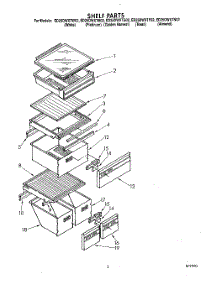 04 - Shelf parts for Whirlpool Refrigerator ED25DWXTF02 from AppliancePartsPros.com