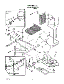 10 - Unit parts for Whirlpool Refrigerator ED25RQXYW00 from AppliancePartsPros.com