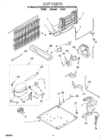 04 - Unit parts for Whirlpool Refrigerator 8ET20PKXEW00 from AppliancePartsPros.com