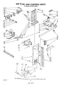 05 - Airflow And Control , Lit / Optional parts for Whirlpool Refrigerator ED19TKXLWR1 from AppliancePartsPros.com