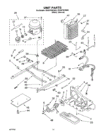 09 - Unit parts for Whirlpool Refrigerator ED25PSXDW02 from AppliancePartsPros.com