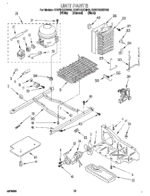 09 - Unit parts for Whirlpool Refrigerator ED27DQXBN02 from AppliancePartsPros.com