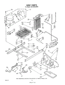 07 - Unit parts for Whirlpool Refrigerator ED19TKXLWR1 from AppliancePartsPros.com