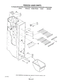 04 - Freezer Liner parts for Whirlpool Refrigerator ED20AKXSW02 from AppliancePartsPros.com