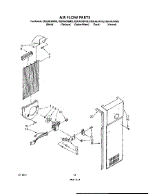 08 - Air Flow parts for Whirlpool Refrigerator ED20AKXSW02 from AppliancePartsPros.com