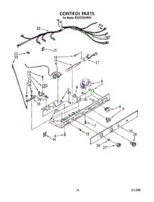 12 - Control parts for Whirlpool Refrigerator ED25DQXVF04 from AppliancePartsPros.com