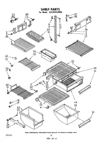 06 - Shelf parts for Whirlpool Refrigerator ED19TKXLWR0 from AppliancePartsPros.com