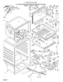 02 - Liner parts for Whirlpool Refrigerator 8ET21DKXDG02 from AppliancePartsPros.com