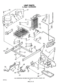 07 - Unit parts for Whirlpool Refrigerator ED19TKXLWR0 from AppliancePartsPros.com