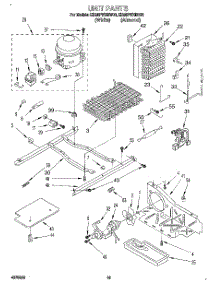 09 - Unit parts for Whirlpool Refrigerator ED25PWXBW00 from AppliancePartsPros.com