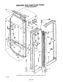 03 - Breaker And Partition parts for Whirlpool Refrigerator ED26SSXRWR0 from AppliancePartsPros.com