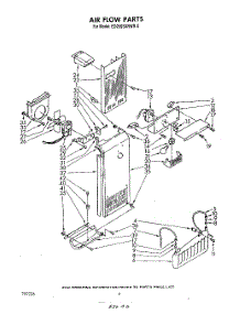 04 - Airflow parts for Whirlpool Refrigerator ED26SSXRWR0 from AppliancePartsPros.com
