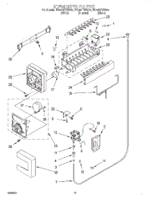11 - Icemaker, Lit / Optional parts for Whirlpool Refrigerator ED20DFXEN01 from AppliancePartsPros.com