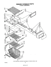 09 - Freezer Interior parts for Whirlpool Refrigerator ED26SSXRWR0 from AppliancePartsPros.com