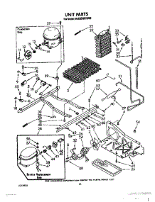 10 - Unit parts for Whirlpool Refrigerator ED25DQXVF02 from AppliancePartsPros.com