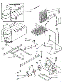 Unit parts for Whirlpool Refrigerator ED20AKXSG03 from AppliancePartsPros.com