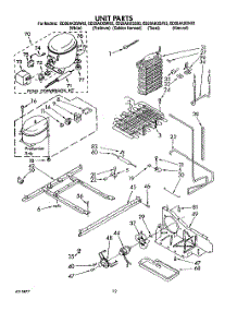 07 - Unit parts for Whirlpool Refrigerator ED20AKXSW03 from AppliancePartsPros.com